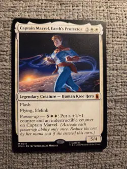 CAPTAIN MARVEL, EARTH'S PROTECTOR ~ NM ~ MTG 0011 MSH Marvel Superheroes - Image 1