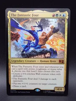 The Fantastic Four - MTG Commander: Marvel Super Heroes Foil - Image 1