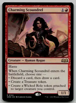 Charming Scoundrel R Wilds of Eldraine 124 NM - Image 1