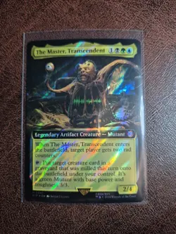 NM The Master, Transcendent Extended Art Surge Foil Fallout #0947 - Image 3