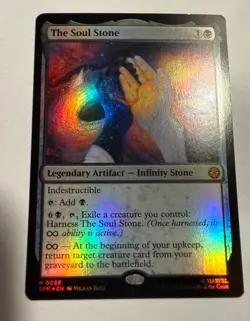 Soul Stone FOIL Marvel's Spider-Man MTG Magic Never Played - Image 5