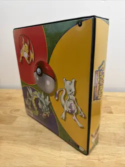 Vintage 1999 Pokemon Trading Card Game Wizards of the Coast 3 Ring Binder - Image 2