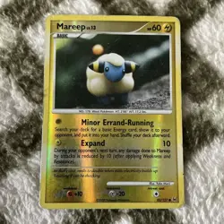 Pokemon TCG Mareep 82/127 Reverse Holo Common 60 HP Platinum 2009 Eng - Image 1