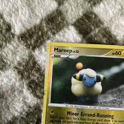 Pokemon TCG Mareep 82/127 Reverse Holo Common 60 HP Platinum 2009 Eng - Image 2