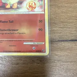 Pokemon TGC 2010 Flareon 26/90 HG&SS Undaunted Reverse Holo Card MP - Image 4