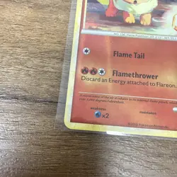 Pokemon TGC 2010 Flareon 26/90 HG&SS Undaunted Reverse Holo Card MP - Image 5
