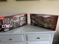 Pokemon TCG Paldean Fates Great Tusk & Iron Treads Premium Collection - 2 Boxes - Image 1