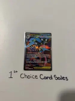 Mega Greninja ex 100/086 Pokemon Chaos Rising Ultra Rare Full Art Holo NM - Image 1