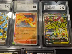 Pokemon Lot of 5 Graded Cards Japanese AR SR CGC 10 Pristine Kangaskhan Alakazam - Image 4