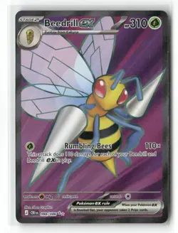 Beedrill ex - 098/086 [CRI - 098/086] ME04: Chaos Rising - NM - Image 2