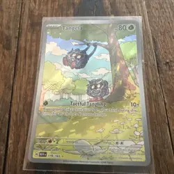 Pokemon TCG Scarlet & Violet 151 Tangela 178/165 Illustration Rare IR NM SV Holo - Image 1