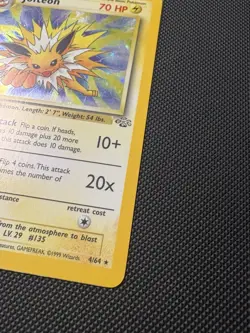 Pokemon TCG Jolteon 4/64 Jungle Holo Rare Unlimited 1999, NM!! - Image 3