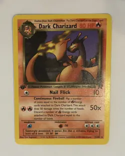Pokemon TCG Dark Charizard 21/82 1st Edition Team Rocket Non-Holo - Image 2