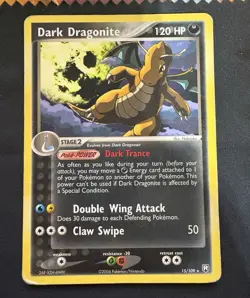 POKEMON TCG Dark Dragonite 015/109 EX Team Rocket Returns Rare 120HP EN - Image 1