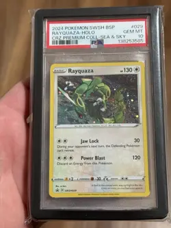 Rayquaza HOLO SWORD & SHIELD PROMO POKEMON GEM MINT PSA 10💎✅💎 - Image 3