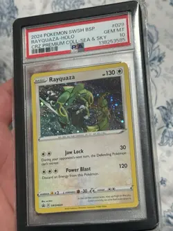 Rayquaza HOLO SWORD & SHIELD PROMO POKEMON GEM MINT PSA 10💎✅💎 - Image 5