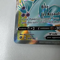 Pokemon TCG Dragapult V (Full Art) 183/192 Swsh02: Rebel Clash Holo NM/M - Image 5