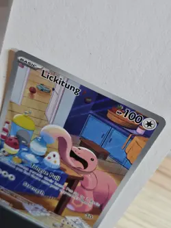 Pokemon TCG Lickitung 180/162 Temporal Forces IR Full Art Holo EN 2024 100HP - Image 3