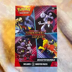 Pokemon TCG Scarlet & Violet Destined Rivals Booster Bundle w/ 6 Packs - Image 1
