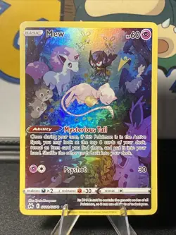 Pokemon TCG Mew GG10/GG70 SWSH: Crown Zenith: Galarian Gallery Ultra Rare Holo - Image 1