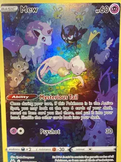 Pokemon TCG Mew GG10/GG70 SWSH: Crown Zenith: Galarian Gallery Ultra Rare Holo - Image 3