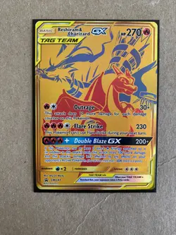 Reshiram & Charizard GX SM247 - Promo Pokemon NM - Image 1