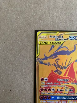 Reshiram & Charizard GX SM247 - Promo Pokemon NM - Image 2