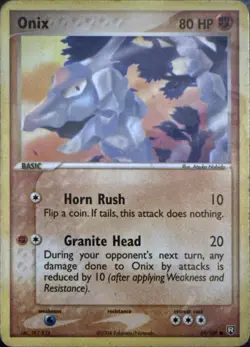 Onix 69/109 Common Team Rocket Returns Pokemon Lightly Played - Image 1
