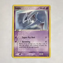 Pokemon TCG Lugia 2/17 POP Series 5 Rare English 2007 Non Holo - Image 1