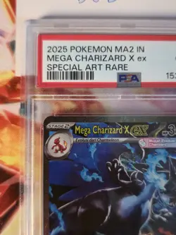 Pokemon TCG Indonesia Mega Charizard X EX SAR MA2 137/103 PSA 10 GEM MINT - Image 3