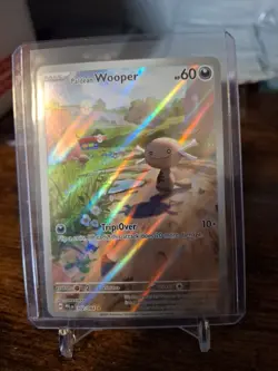 Pokemon Fantismal Flames Wooper 102/094 Illustration Rare - Image 1