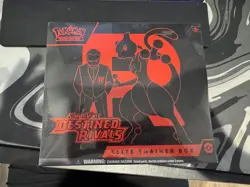 POKEMON TCG SCARLET & VIOLET DESTINED RIVALS ETB ELITE TRAINER BOX SEALED NEW - Image 1