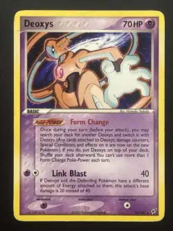 Pokemon TCG: Deoxys - EX Deoxys 16/107 Deck Exclusives Holo - - Image 1