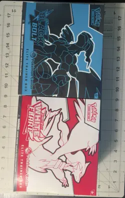 White Flare and Black Bolt EBT Set Pokemon Center Exclusive Sealed - Image 1