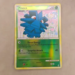 NM Near Mint Pineco 68/95 Reverse Holo Pokemon 2011 Call of Legends Card - Image 1