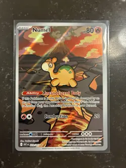 Pokemon TCG Ascended Heros Numel #223/217 Illustration Rare NM - Image 1