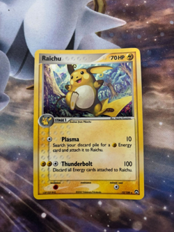 Raichu 12/108 - Power Keepers Cosmos Holo Pokemon Card LP - Image 1