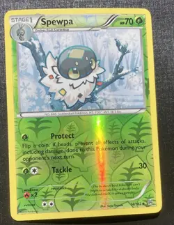 Spewpa 14/162 Pokemon Breakthrough Reverse Holo Common TCG LP - Image 1