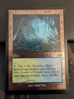 Misty Rainforest - Foil Etched Retro - Modern Horizons 2 - #438 - MTG - NM - Image 1