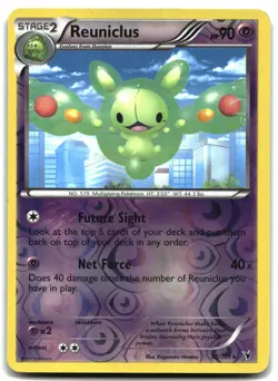 Pokemon Reuniclus (52) REVERSE HOLO Rare Noble Victories 52/101 MP - Image 1