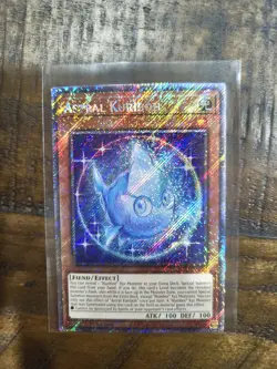 Yugioh Astral Kuriboh RA04-EN040 Platinum Secret Rare 1st Ed NM - Image 1