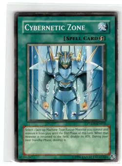 Yu-Gi-Oh! Cybernetic Zone Common PTDN-EN052 Moderately Played Unlimited - Image 1