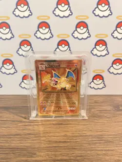 Pokemon Celebrations Gold Metal Charizard Card 4/102 Premium Collection Sealed - Image 1