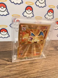 Pokemon Celebrations Gold Metal Charizard Card 4/102 Premium Collection Sealed - Image 2
