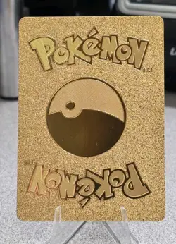 Pokemon Blaziken VMAX 320hp Gold Foil Fan Art Collector Card TCG - Image 2