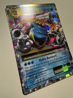 Mega Blastoise EX Holo Pokemon Trading Card XY Evolutions 22/108 - Image 3