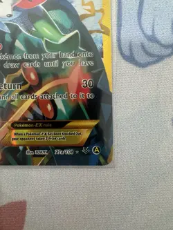Pokemon Card TCG Shaymin EX 77a/108 Alternate Art Promo XY Roaring skies - Image 4
