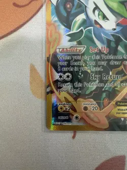 Pokemon Card TCG Shaymin EX 77a/108 Alternate Art Promo XY Roaring skies - Image 5