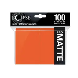 Ultra Pro Card Sleeves Standard Eclipse Matte - Pumpkin Orange (100) New - Image 1
