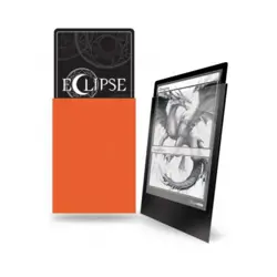 Ultra Pro Card Sleeves Standard Eclipse Matte - Pumpkin Orange (100) New - Image 2